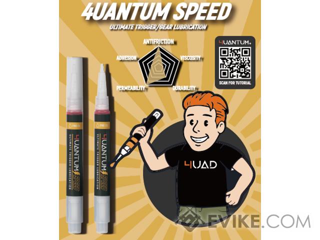 4UAD SmartAirsoft 4uantum Speed Axle and Trigger Airsoft Lubricant Pen