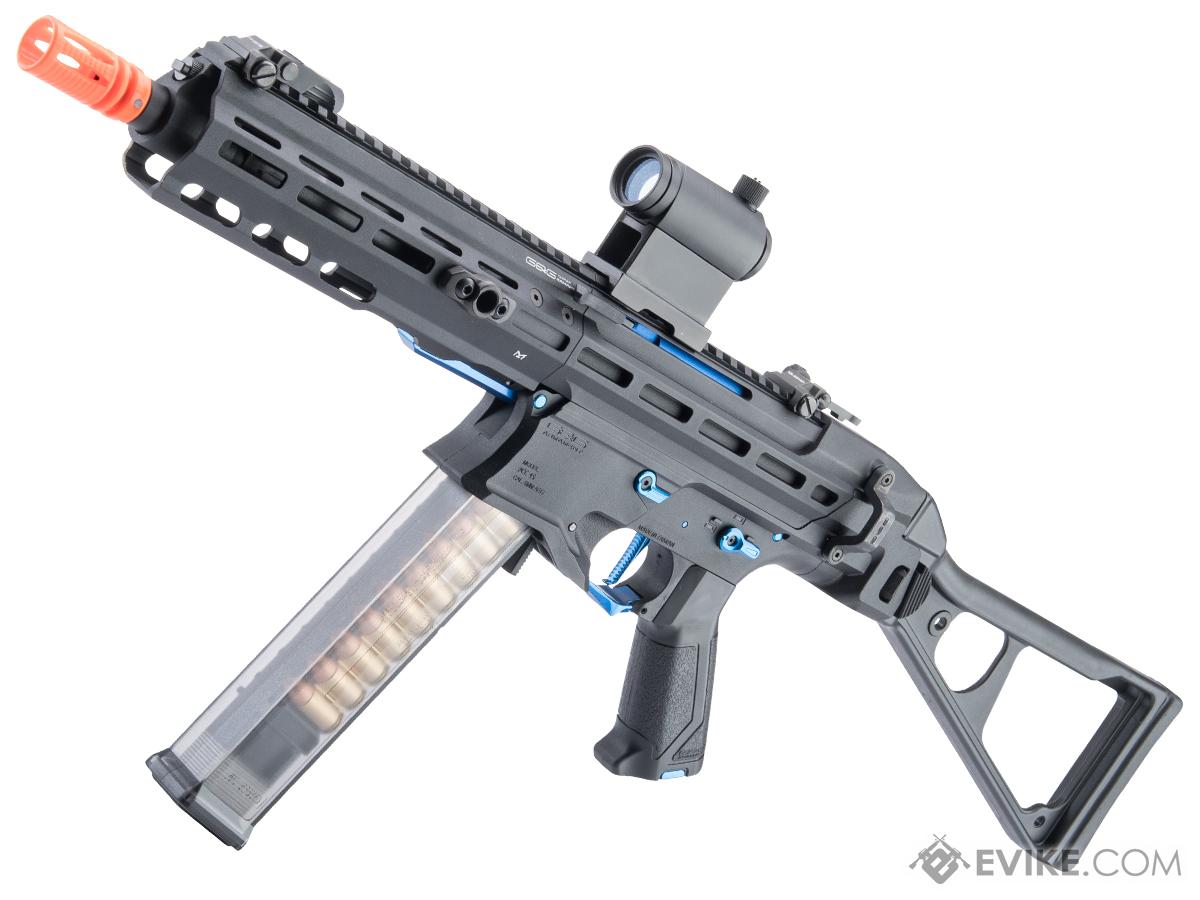 G&G PCC45 Airsoft Electric SMG (Color: Blue)