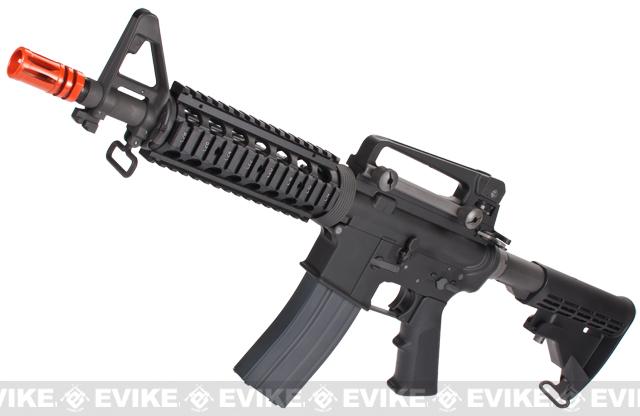 WE-Tech M4A1 RIS Version 3 Open Bolt Airsoft Gas Blowback GBB Rifle (Model: CQB / Black)