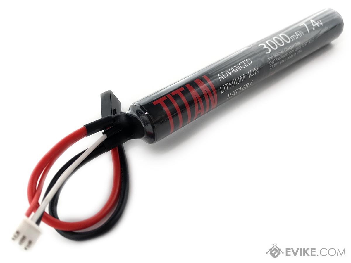 Titan Power 7.4v 3000mAh 16C Stick Type Li-Ion Battery (Connector: Small Tamiya)